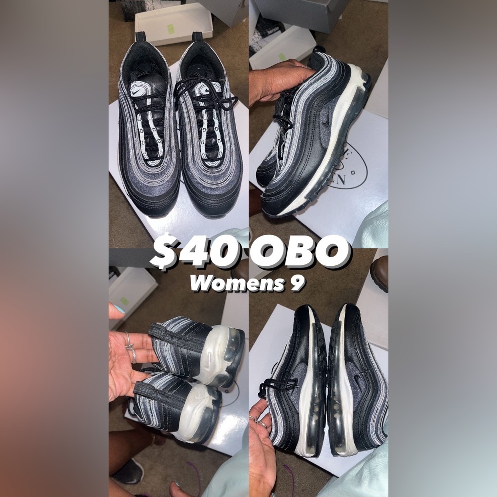 Nike Reflective/ Glitter Air Max gently worn
